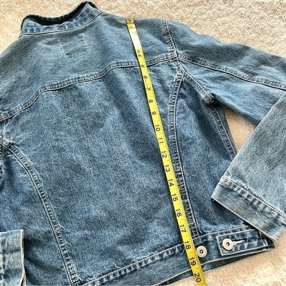 FADED GLORY Woman's Denim Medium Wash Button Down Jacket Size S - Picture 11 of 11